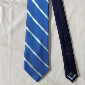 Tommy Hilfiger Blue Striped Silk Men's Tie